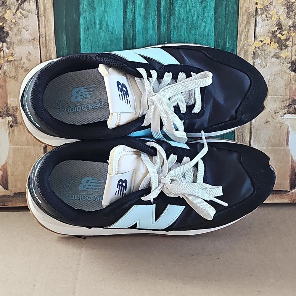 Size 7 - New Balance 237 Black Bleach Blue Women's